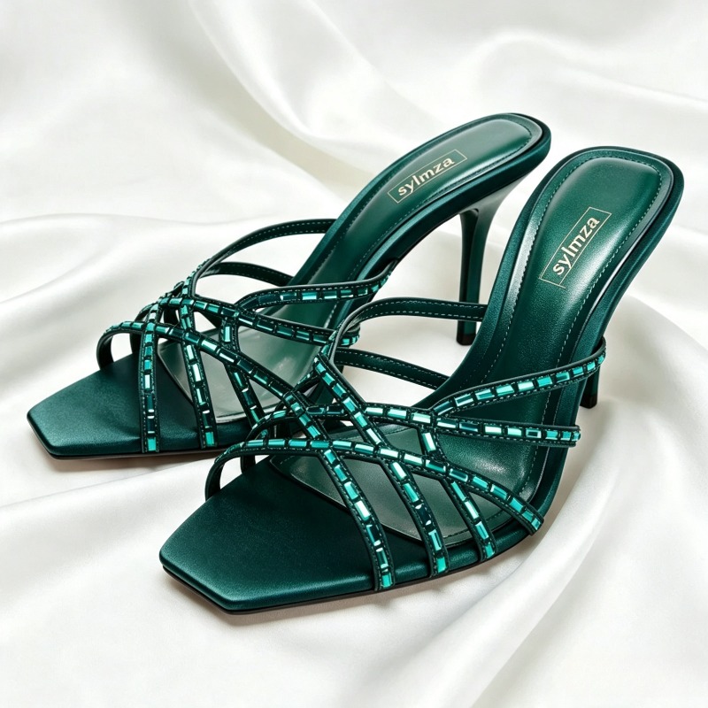 Sandalias de Tacón con Detalle - Luxury Lifestyle Products reseña y precio